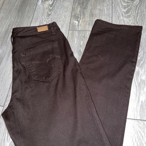 Bandolino Mandie Straight Leg Denim Stretch Jeans Women's Size 6 Brown